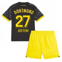 Billiga Borussia Dortmund Karim Adeyemi #27 Barnkläder Borta fotbollskläder till baby 2023-24 Kortärmad (+ Korta byxor)